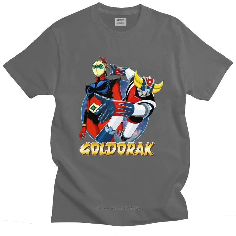 Tshirt Goldorak Vintage simple gris foncé