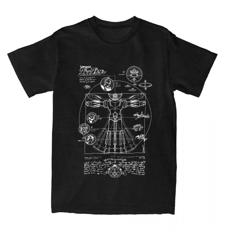 T-shirt Goldorak - Schéma Technique Original