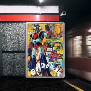 Affiche Graffiti Goldorak – Robots Géants des Années 80