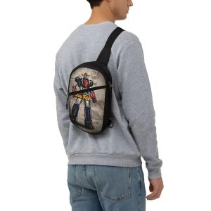 Sac à Bandoulière Goldorak Marron – Style & Fonctionnalité