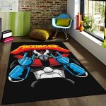 Tapis Mazinger aux Motifs de Combat Spatial Épique