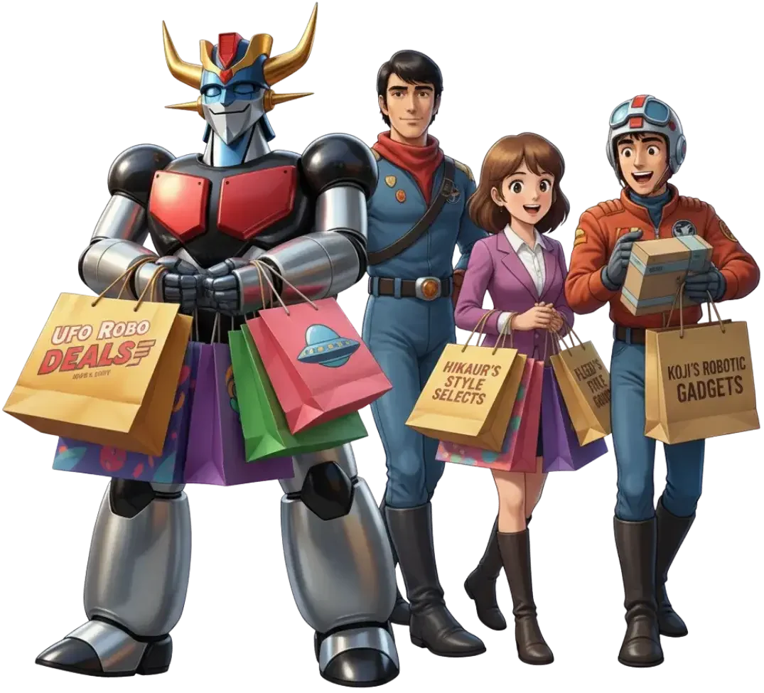 Boutique Goldorak France – Achetez des figurines et accessoires Goldorak officiels en ligne